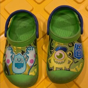 Monsters Inc. Crocs University Disney Pixar Mike & Sully shoes size 10/11